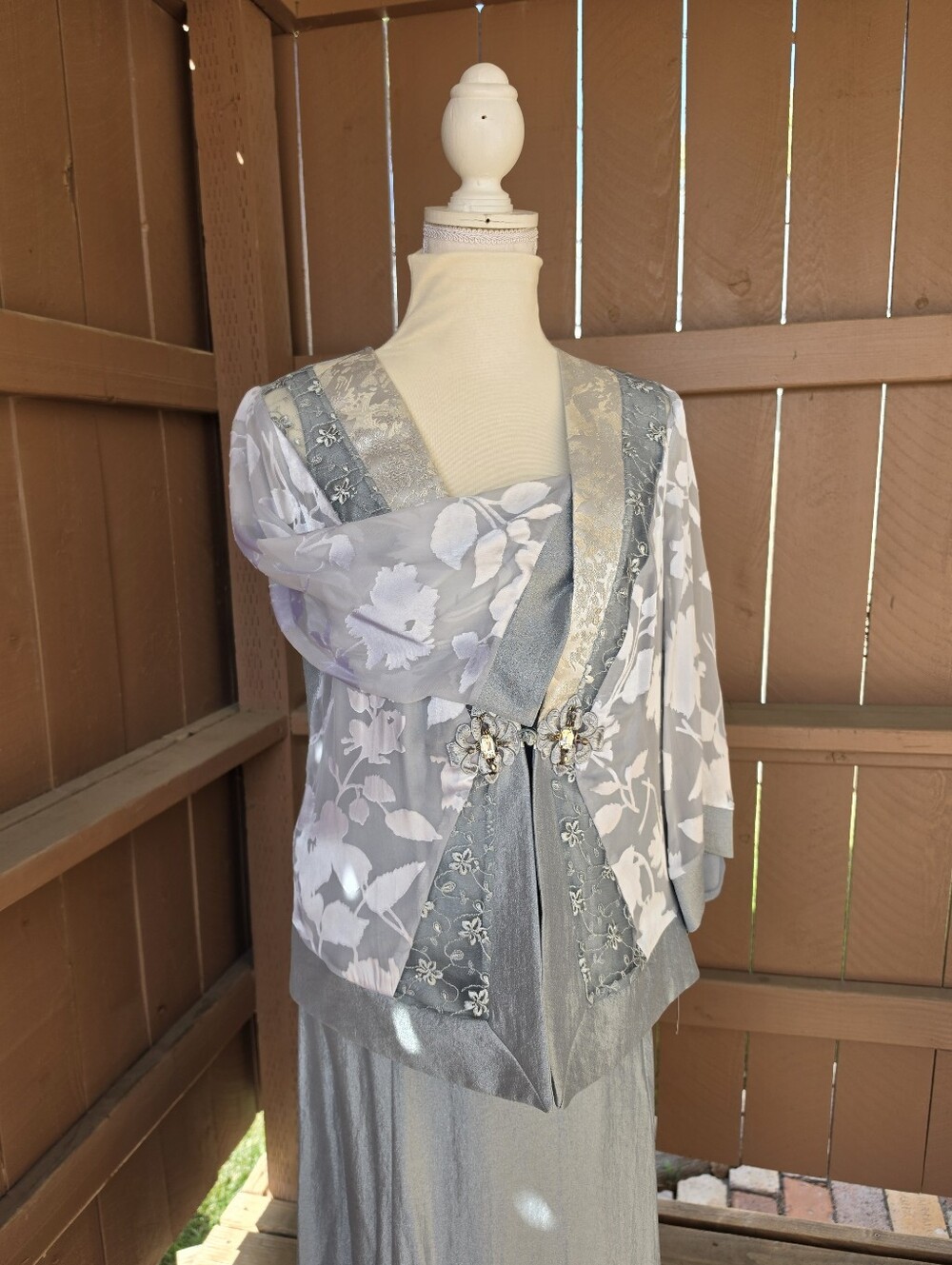 Violet Kay vintage Light Blue three-Piece and Skirt Set